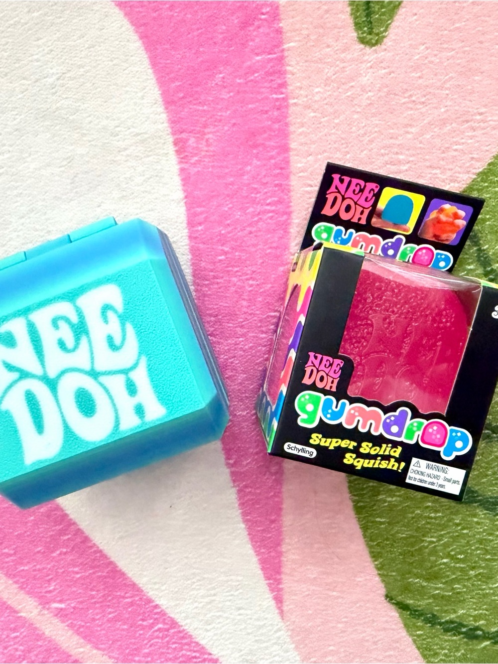 Needoh Pink Gumdrop and case